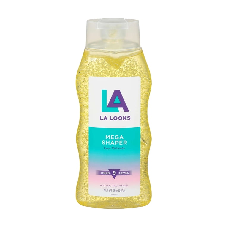 LA Looks Styling Gel, Mega Shaper Hold, Level 9, 20 oz,3 packs