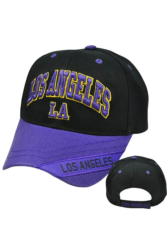 LA Los Angeles Cali Hollywood Cap Hat Acrylic Adjustable Curved Bill