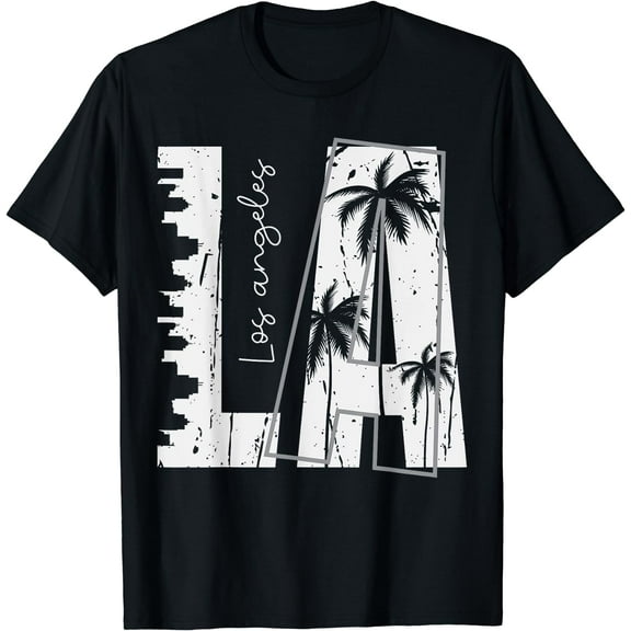 LA Los Angeles T-Shirt Black 3X-Large