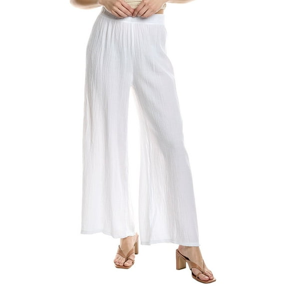 LA MADE womens LAmade Cali Chill Wide Leg Pant, l, White