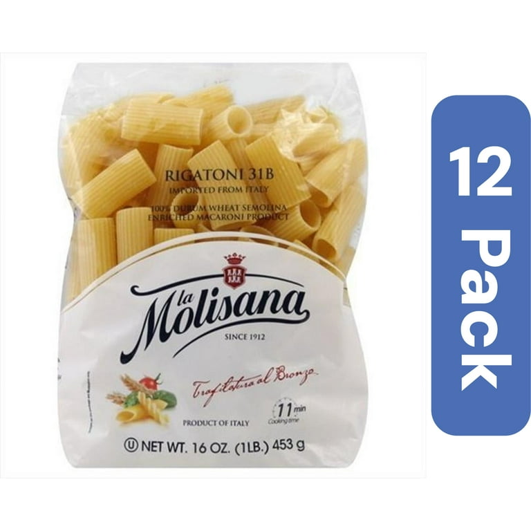 De Cecco Semonlina Pasta, Elbow Macaroni No.81, 1 Pound (Pack Of 5