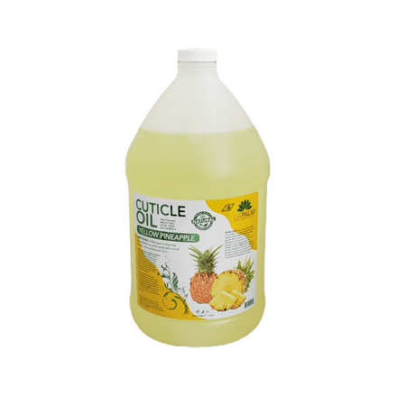LA PALM Cuticle Oil - Pineapple Yellow With Aloe Vera & Vitamin E - 1 Gallon