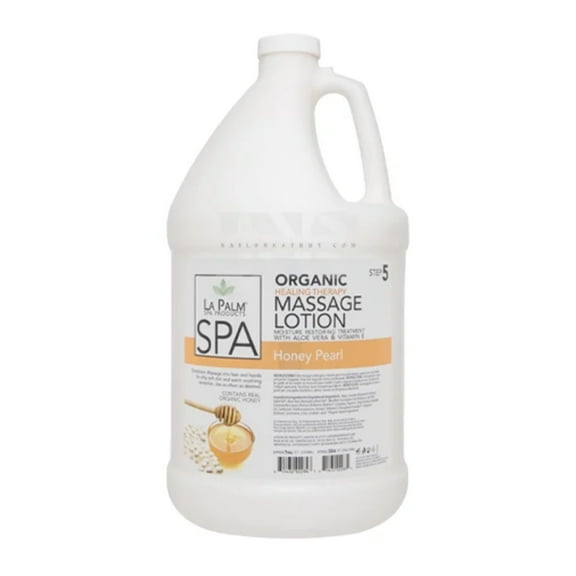 LA PALM Organic Healing Lotion Honey Pearl Gallon