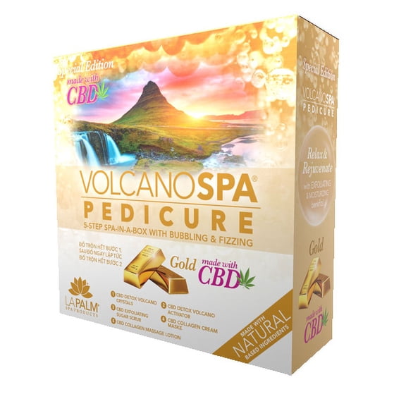 LA PALM Volcano Spa 10 Steps - Gold Single