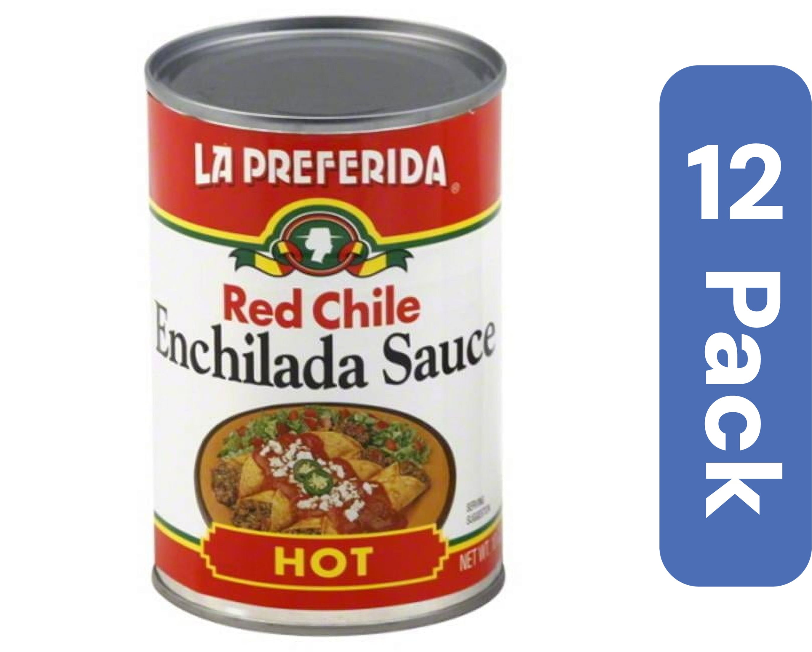 LA PREFERIDA SAUCE ENCHILADA HOT-10 OZ -Pack of 12