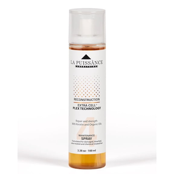 LA PUISSANCE Extra Cell Plex Spray Step 4 - Treatment for Damaged Hair - Repairs & Protects - Ideal for Color-Treated, Bleached & Chemically-Treated Hair | 3.38 fl oz