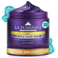 thumbnail image 1 of LA PUISSANCE Purple Hair Mask for Blonde Hair, Gray or White Hair - Toner for Blonde Hair Neutralizes Yellow & Brassy Tones 8.45 fl oz, 1 of 8