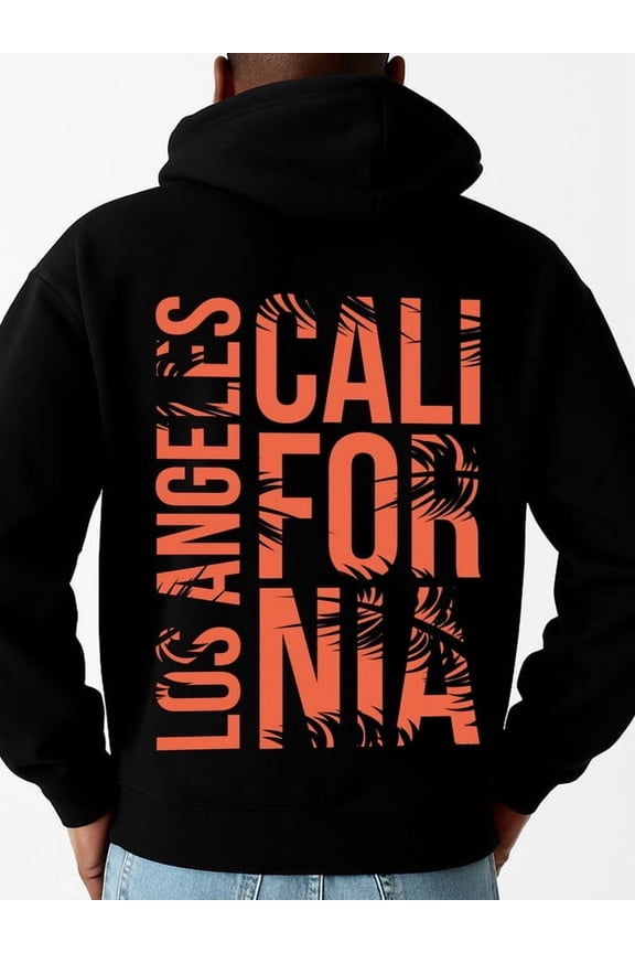 LA Palm Hoodie funny hoodies mens funny hoodies black Daily and Weekend Wear elegant new years gifts creative design fashion design new years gifts Comfortable elastic fabric
