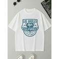 thumbnail image 1 of LA Palm Tee mens 180G 100% Cotton white Funny Unisex Shirt Cotton tshirts Vintage Unisex Shirt Graphic tshirts Funny Unisex Shirt Short Sleeve tshirts Casual Unisex Shirt Graphic Tee tshirts, 1 of 7