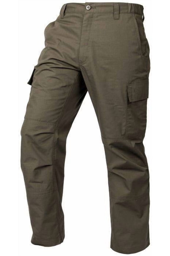 LAPG Men's Core Cargo Pants, Stretch Waistband, Lightweight & Durable Ripstop Cargo Pants, Sierra, 44X34