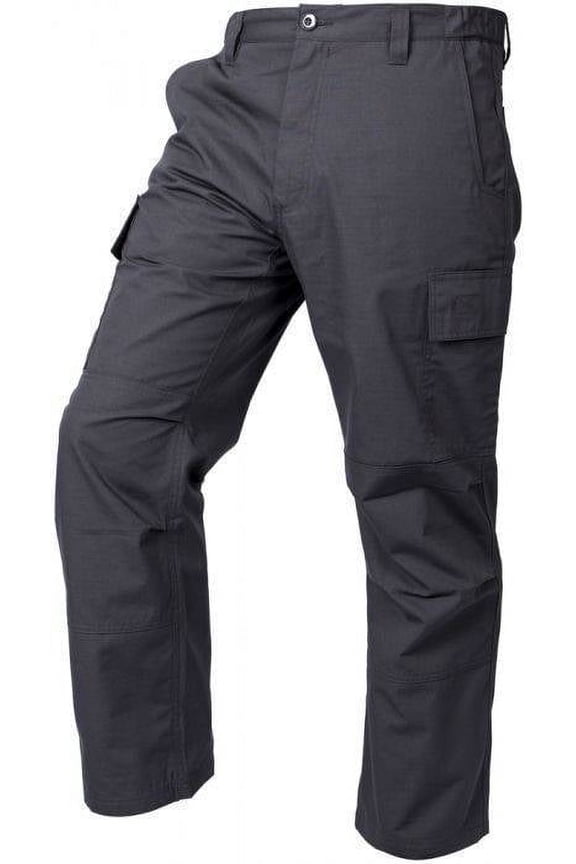 LAPG Men's Core Cargo Pants, Stretch Waistband, Lightweight & Durable Ripstop Cargo Pants, Charcoal, 40X30