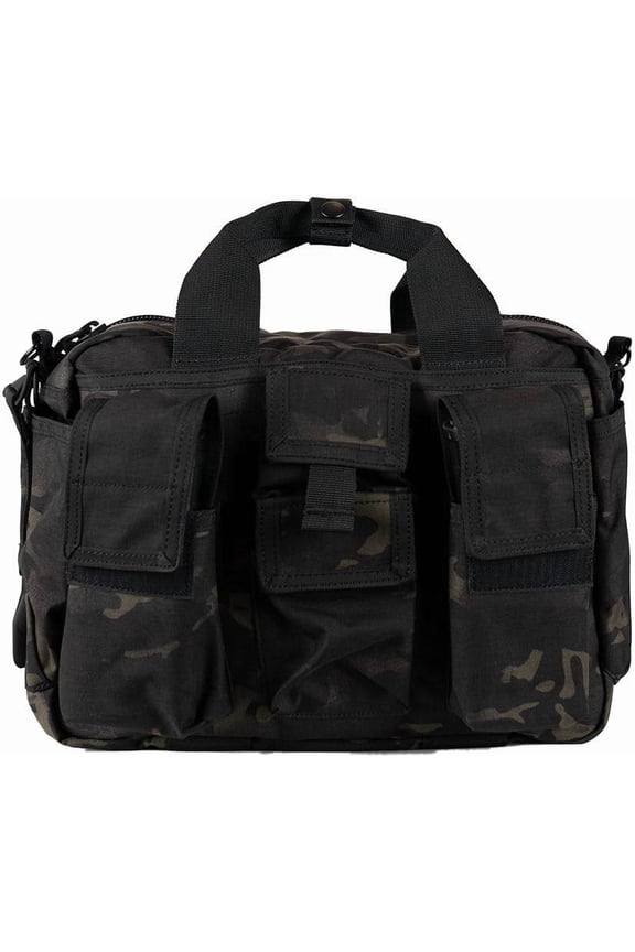LAPG Bailout Multi-Pockets Diaper Gear Bag, Range Bug Out Go-To Dad Bag, Multicam Black