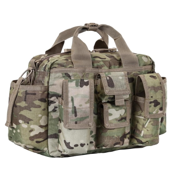 LAPG Bailout Multi-Pockets Diaper Gear Bag, Range Bug Out Go-To Dad Bag, Multicam