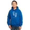 thumbnail image 1 of LA Pop Art Boy's Word Art Hooded Sweatshirt - BEACH BUM, 1 of 2