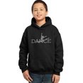 thumbnail image 1 of LA Pop Art Boy's Word Art Hooded Sweatshirt - Dancer, 1 of 2