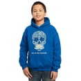 thumbnail image 1 of LA Pop Art Boy's Word Art Hooded Sweatshirt - Dia De Los Muertos, 1 of 2