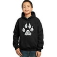 thumbnail image 1 of LA Pop Art Boy's Word Art Hooded Sweatshirt - Dog Mom, 1 of 2