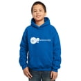 thumbnail image 1 of LA Pop Art Boy's Word Art Hooded Sweatshirt - Don't Stop Believin', 1 of 2