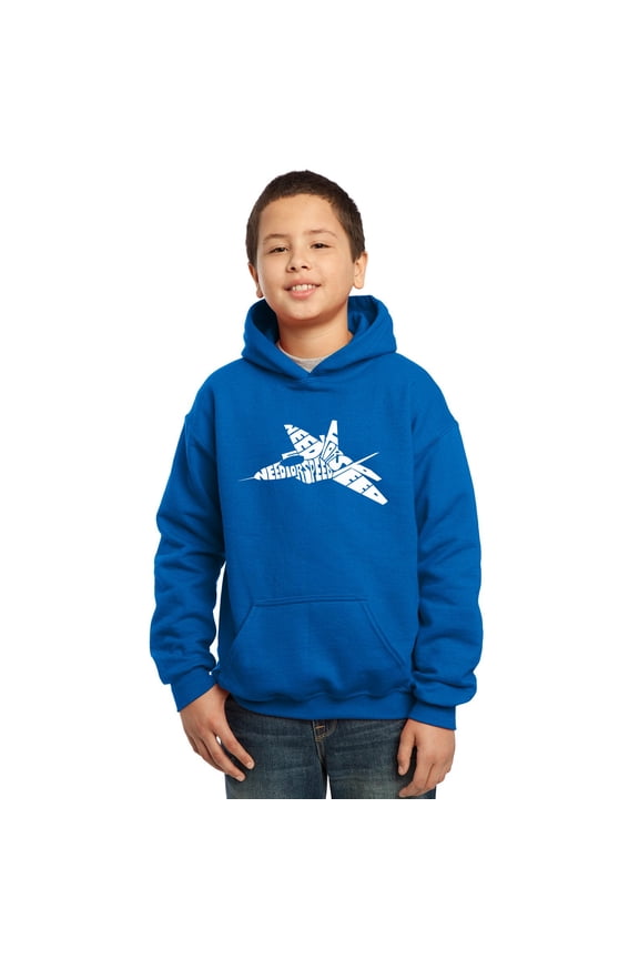 Boy's Word Art Hooded Sweatshirt - FIGHTER JET - NEED FOR SPEED