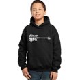 thumbnail image 1 of LA Pop Art Boy's Word Art Hooded Sweatshirt - Highway to Hell, 1 of 2