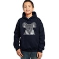thumbnail image 1 of LA Pop Art Boy's Word Art Hooded Sweatshirt - Koala, 1 of 2