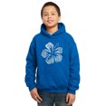 thumbnail image 1 of LA Pop Art Boy's Word Art Hooded Sweatshirt - Mahalo, 1 of 2