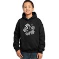 thumbnail image 1 of LA Pop Art Boy's Word Art Hooded Sweatshirt - Mahalo, 1 of 2