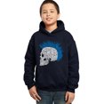 thumbnail image 1 of LA Pop Art Boy's Word Art Hooded Sweatshirt - Punk Mohawk, 1 of 2