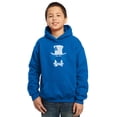 thumbnail image 1 of LA Pop Art Boy's Word Art Hooded Sweatshirt - The Mad Hatter, 1 of 2