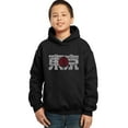 thumbnail image 1 of LA Pop Art Boy's Word Art Hooded Sweatshirt - Tokyo Sun, 1 of 2