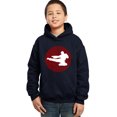 thumbnail image 1 of LA Pop Art Boy's Word Art Hooded Sweatshirt - Types of Martial Arts, 1 of 2