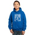thumbnail image 1 of LA Pop Art Boy's Word Art Hooded Sweatshirt - UNCLE SAM, 1 of 2