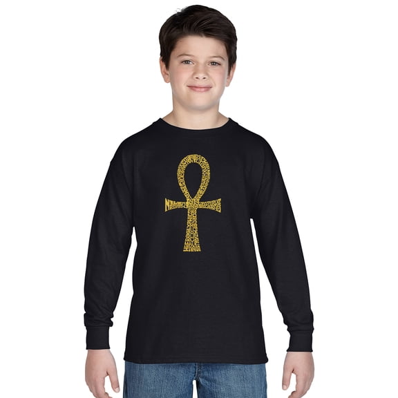 LA Pop Art Boy's Word Art Long Sleeve - ANKH