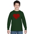 thumbnail image 1 of LA Pop Art Boy's Word Art Long Sleeve - All You Need Is Love, 1 of 2