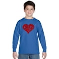 thumbnail image 1 of LA Pop Art Boy's Word Art Long Sleeve - All You Need Is Love, 1 of 2