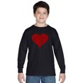 thumbnail image 1 of LA Pop Art Boy's Word Art Long Sleeve - All You Need Is Love, 1 of 2