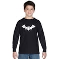 thumbnail image 1 of LA Pop Art Boy's Word Art Long Sleeve - BAT - BITE ME, 1 of 2