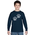 thumbnail image 1 of LA Pop Art Boy's Word Art Long Sleeve - Cat Mom, 1 of 2