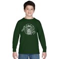 thumbnail image 1 of LA Pop Art Boy's Word Art Long Sleeve - Chimpanzee, 1 of 2