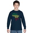 thumbnail image 1 of LA Pop Art Boy's Word Art Long Sleeve - Countries in Africa, 1 of 2