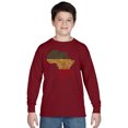 thumbnail image 1 of LA Pop Art Boy's Word Art Long Sleeve - Countries in Africa, 1 of 2
