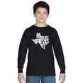 thumbnail image 1 of LA Pop Art Boy's Word Art Long Sleeve - DONT MESS WITH TEXAS, 1 of 2