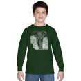 thumbnail image 1 of LA Pop Art Boy's Word Art Long Sleeve - ELEPHANT, 1 of 2
