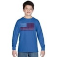 thumbnail image 1 of LA Pop Art Boy's Word Art Long Sleeve - God Bless America, 1 of 2