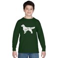 thumbnail image 1 of LA Pop Art Boy's Word Art Long Sleeve - Golden Retreiver, 1 of 2