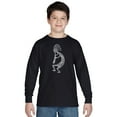thumbnail image 1 of LA Pop Art Boy's Word Art Long Sleeve - Kokopelli, 1 of 2