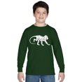 thumbnail image 1 of LA Pop Art Boy's Word Art Long Sleeve - Monkey Business, 1 of 2