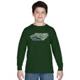 thumbnail image 1 of LA Pop Art Boy's Word Art Long Sleeve - North Carolina, 1 of 1