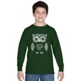 thumbnail image 1 of LA Pop Art Boy's Word Art Long Sleeve - Owl, 1 of 2