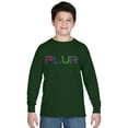 thumbnail image 1 of LA Pop Art Boy's Word Art Long Sleeve - PLUR, 1 of 2